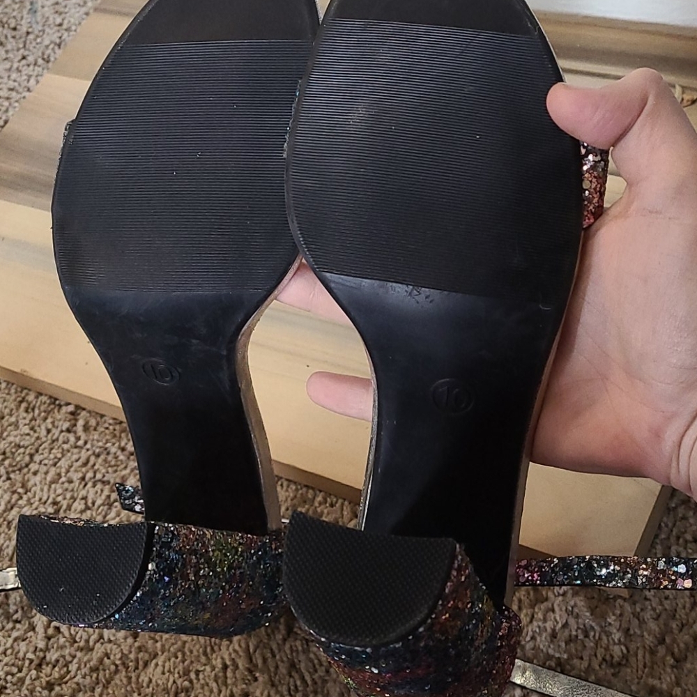 Rainbow glitter heels!! - Picture 5 of 6